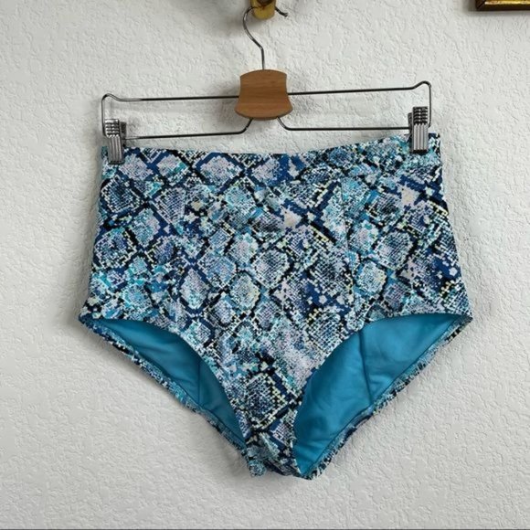 Adore Me Snake Print Bikini Swin Helena Contour Plus Bottoms - Picture 1 of 7